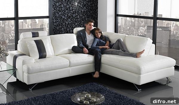 Ancona Minimalist Corner Sofa