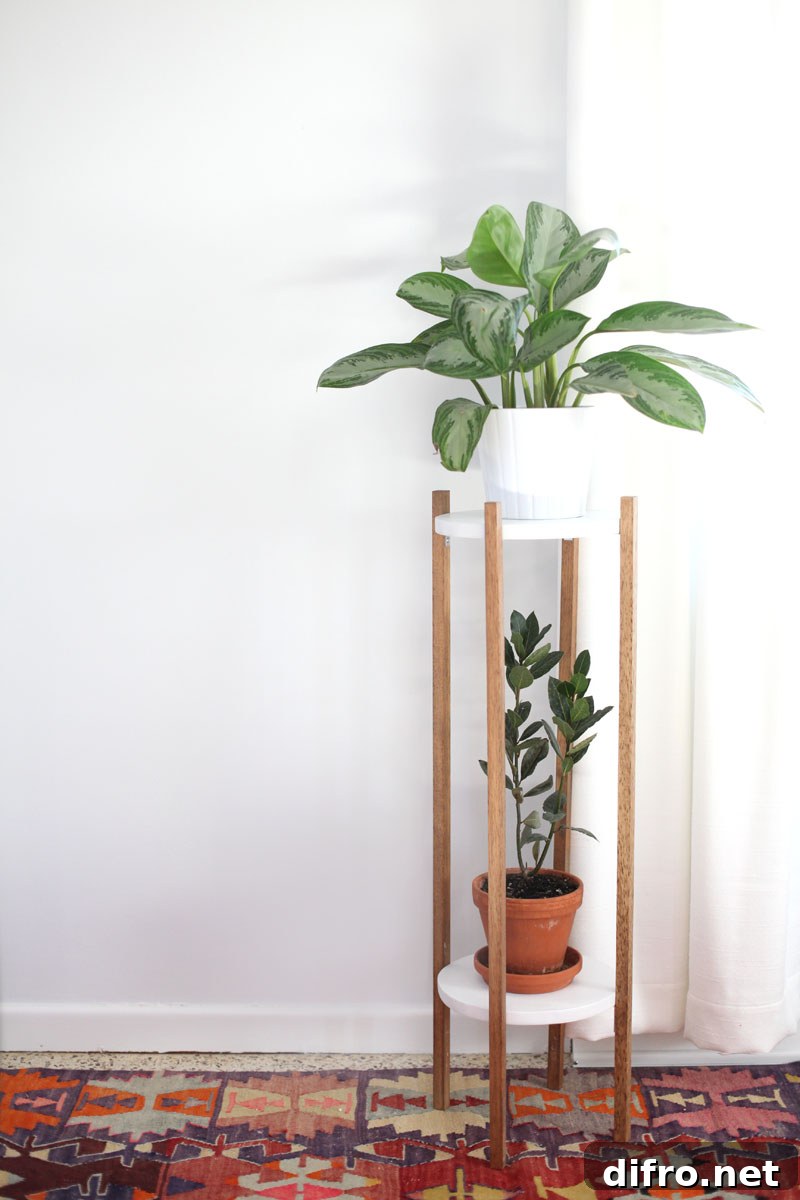 DIY plant stand from A Beautiful Mess