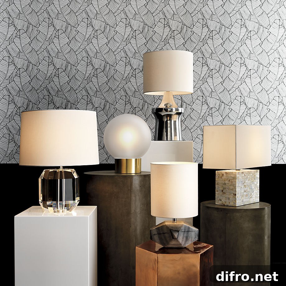 Range of pedestal tables from CB2