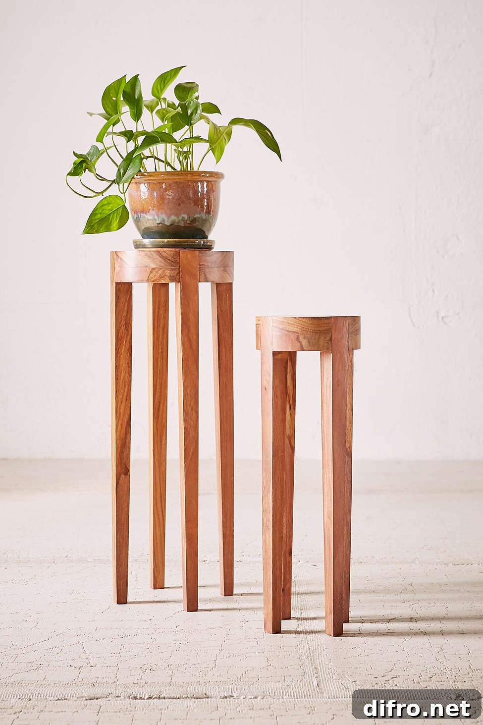 Wooden plant stands from Urban Outfitters