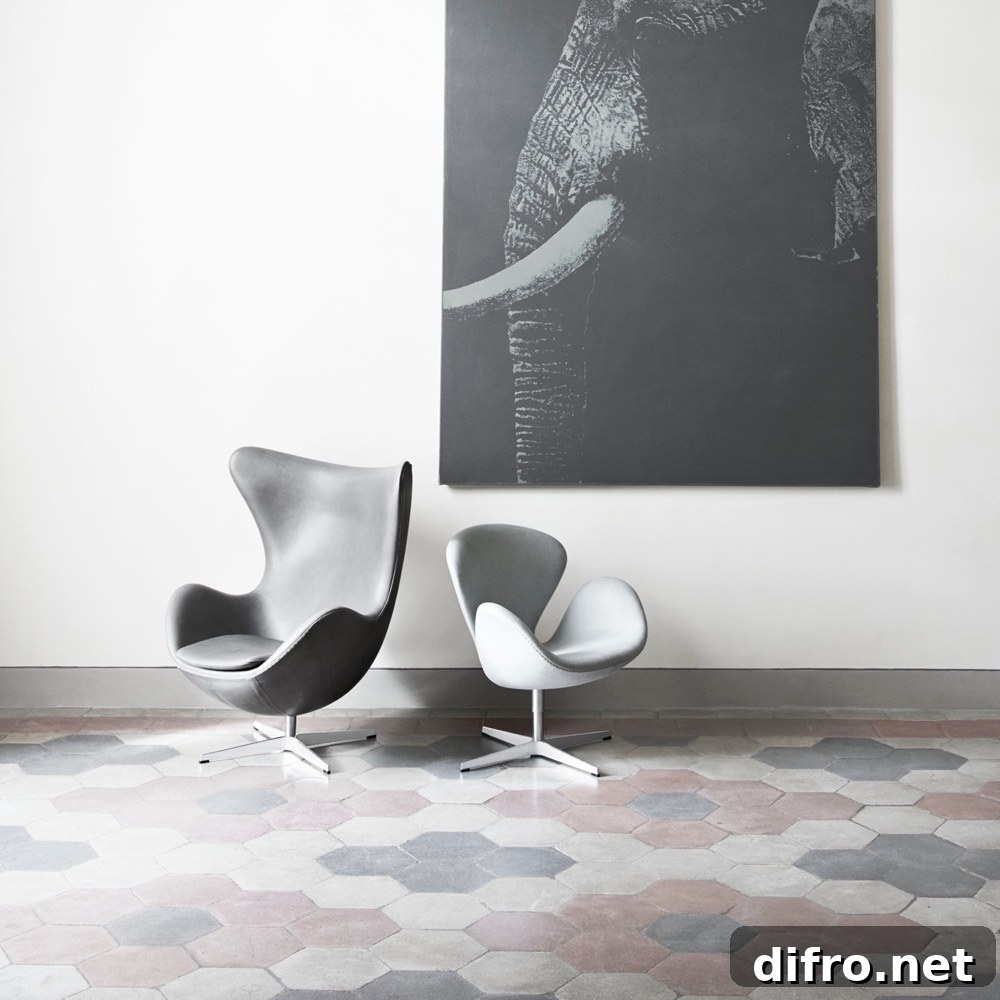 Egg & Swan chairs