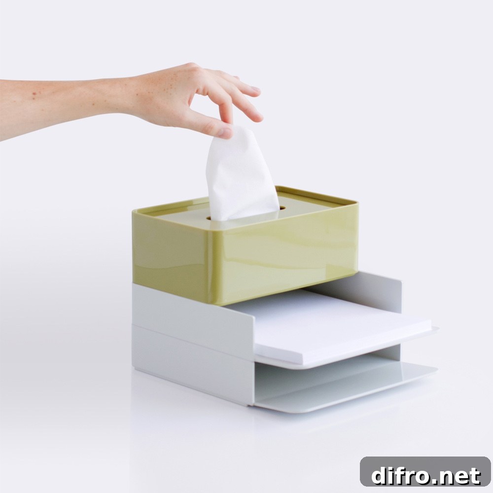 Formwork accessories with tissue box