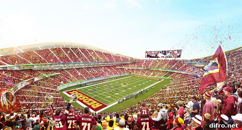 Washington Redskins stadium concept by BIG