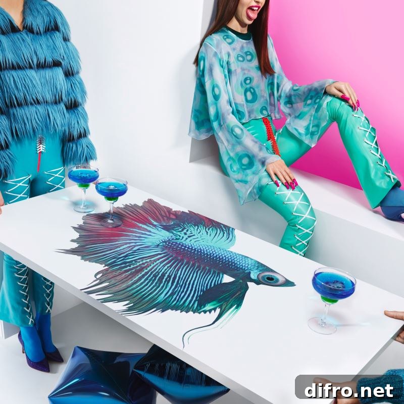 Fish table by Katie Eary for IKEA
