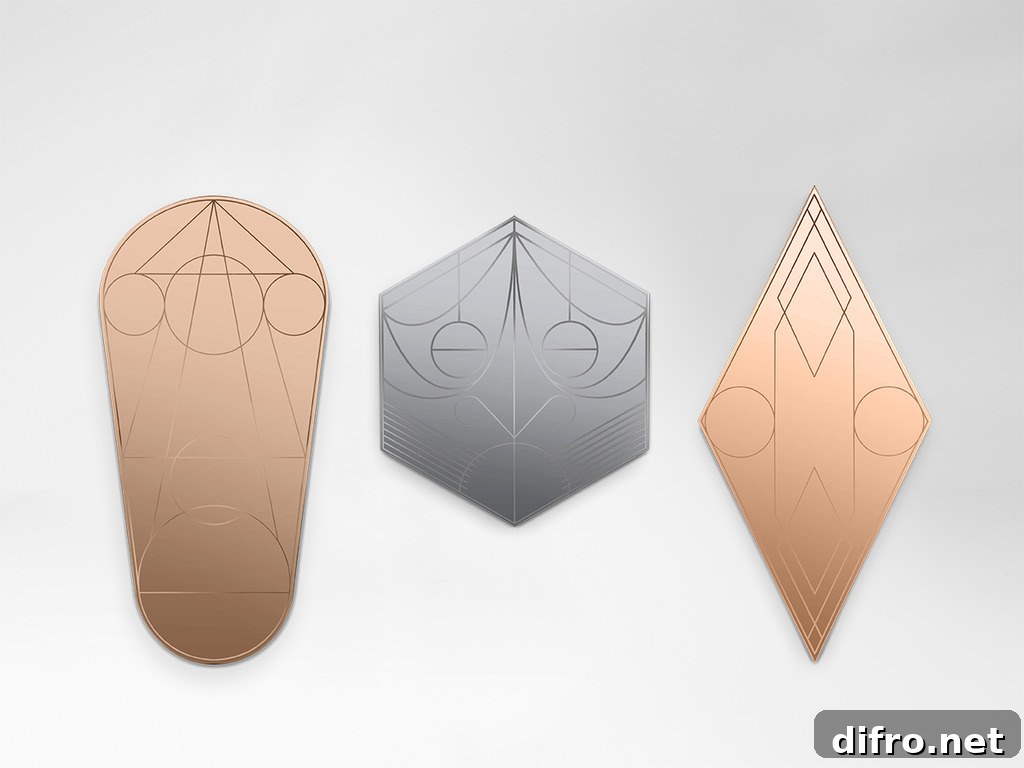 Tinted mirrors by Federico Floriani