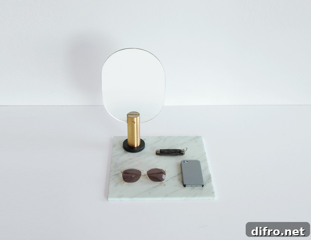 Tall geo mirror from Ladies & Gentlemen Studio
