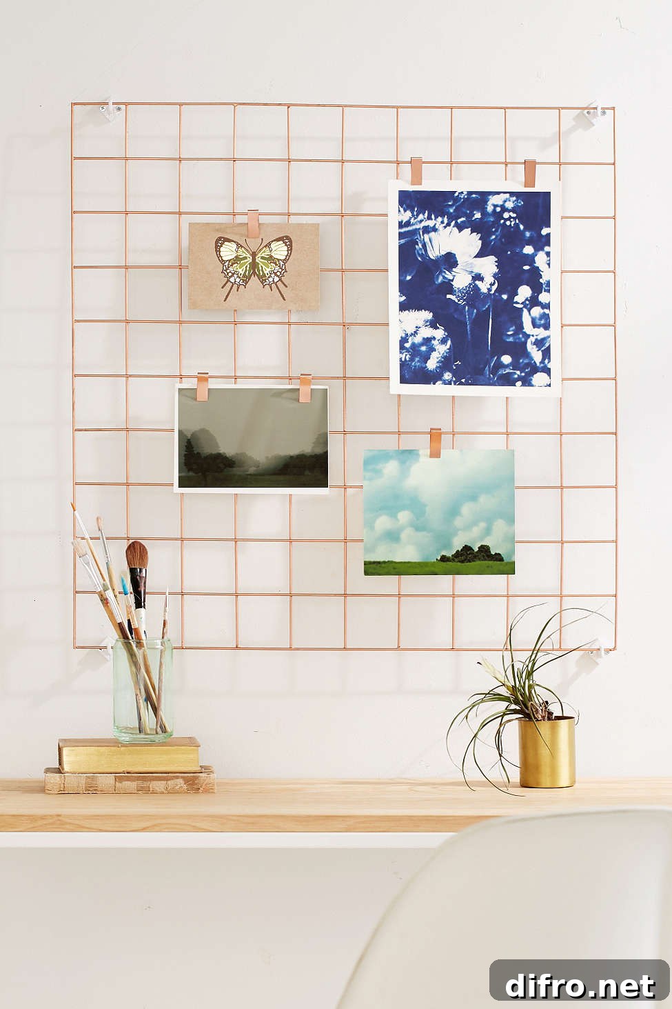Wire wall grid from Urban Outfitters