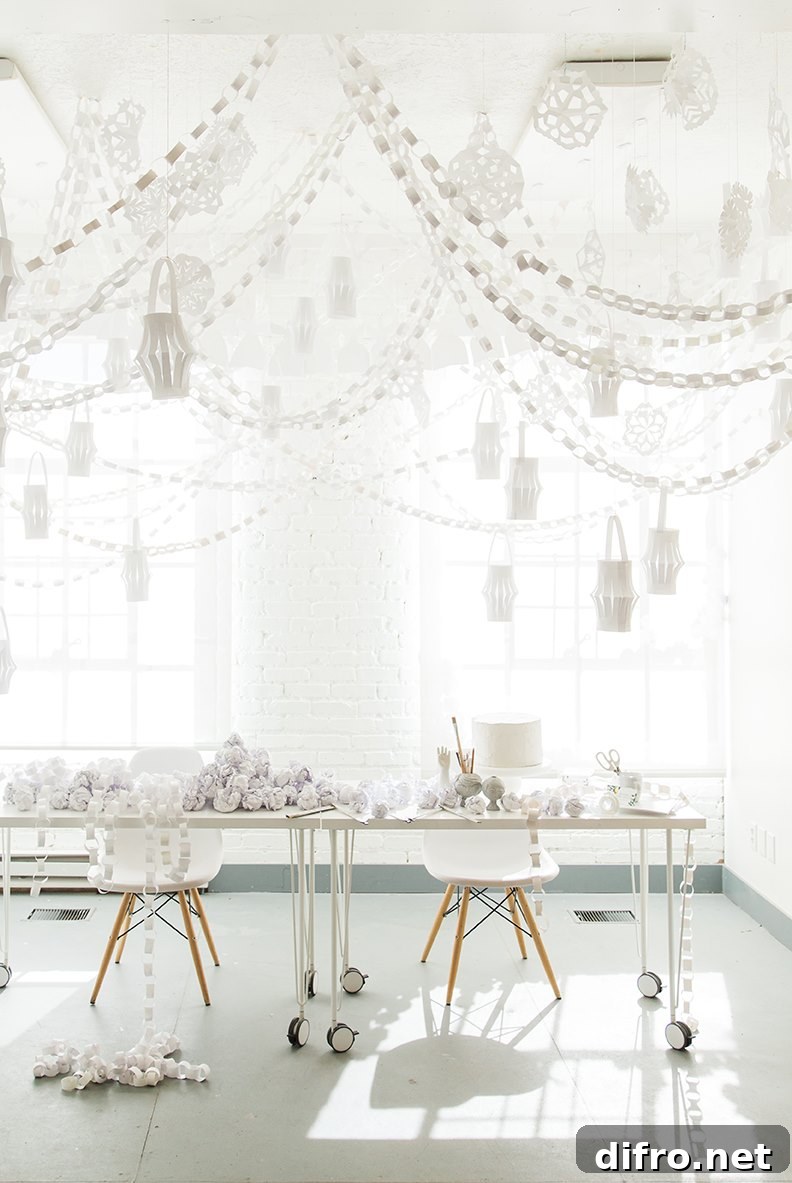 Easy DIY paper decor from The House That Lars Built