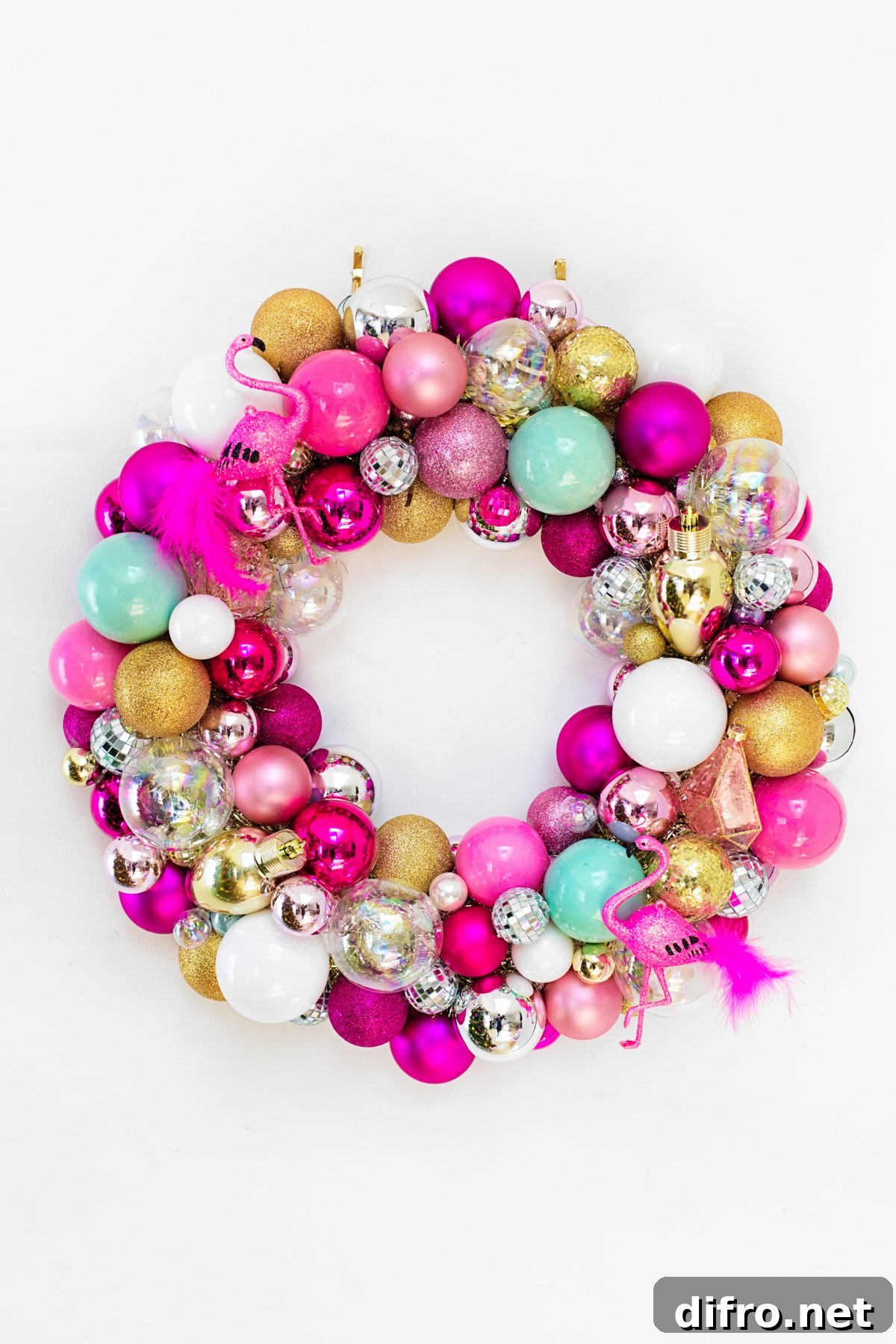 Ornament wreath from Studio DIY