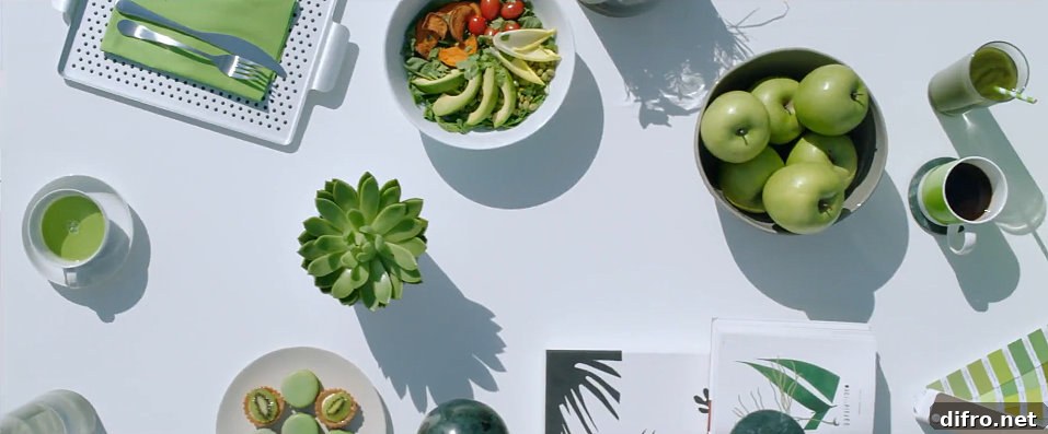 Greenery is a healthy color