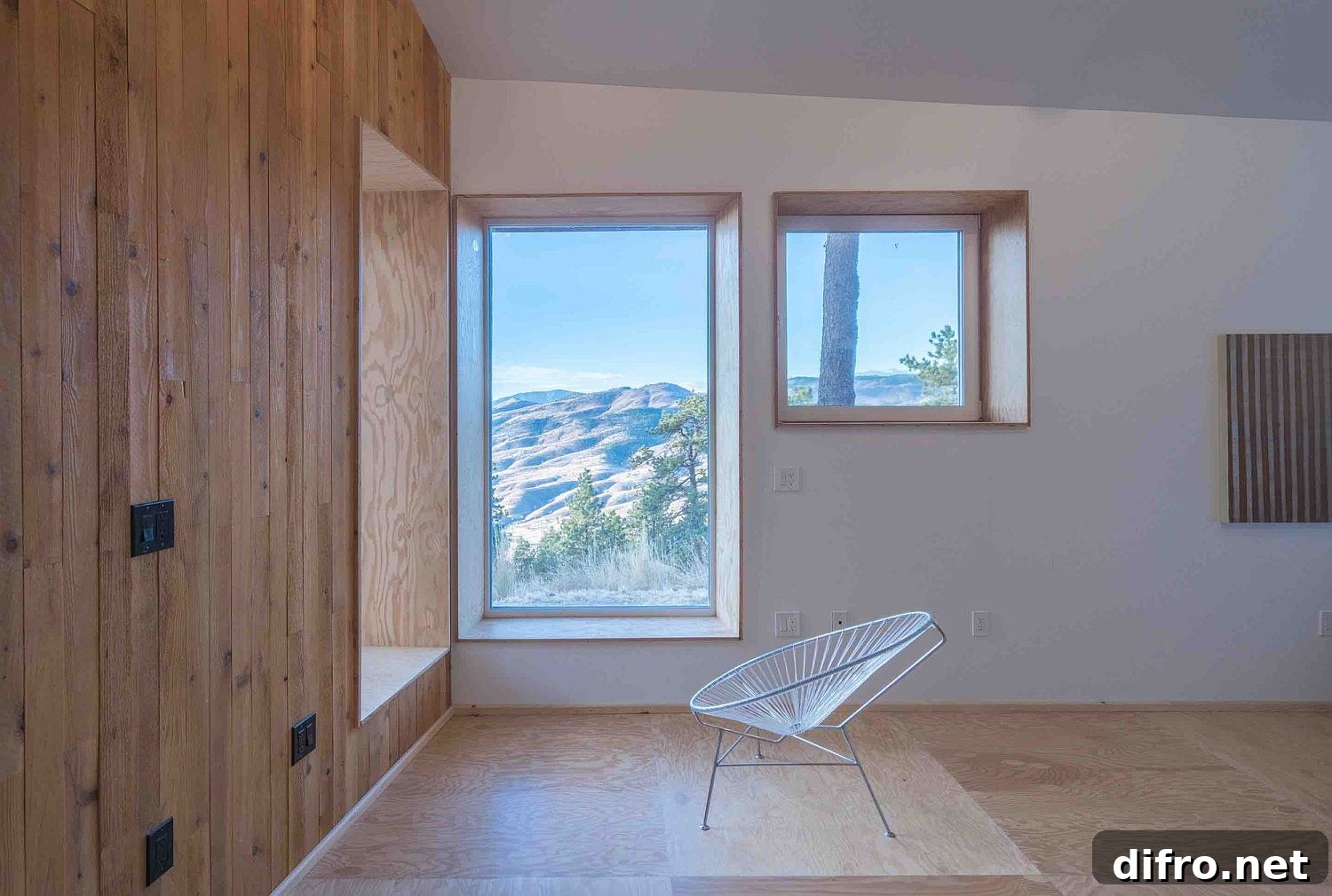 Insulation and views at MARTaK Passive House
