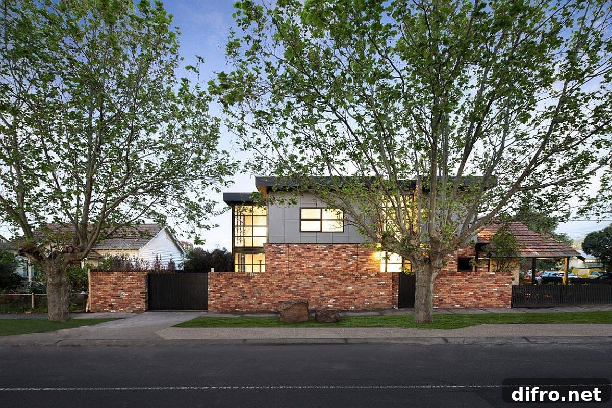 Brick and tile exterior details