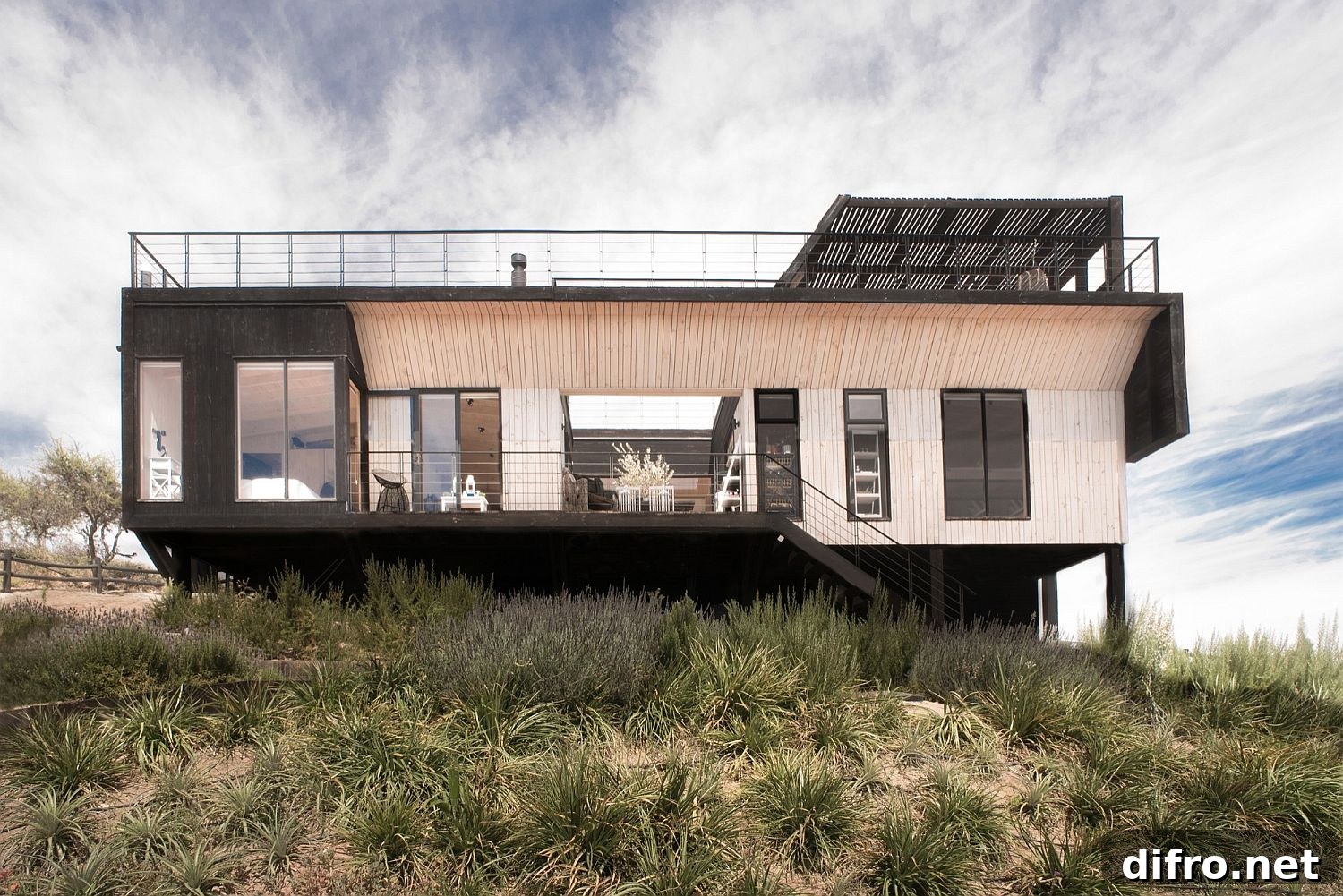 Small stylish home overlooking Lake Rapel