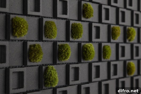 Dent Cube three-dimensional wall tiles