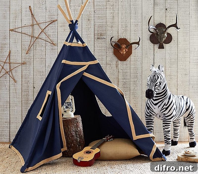 Indigo mini teepee