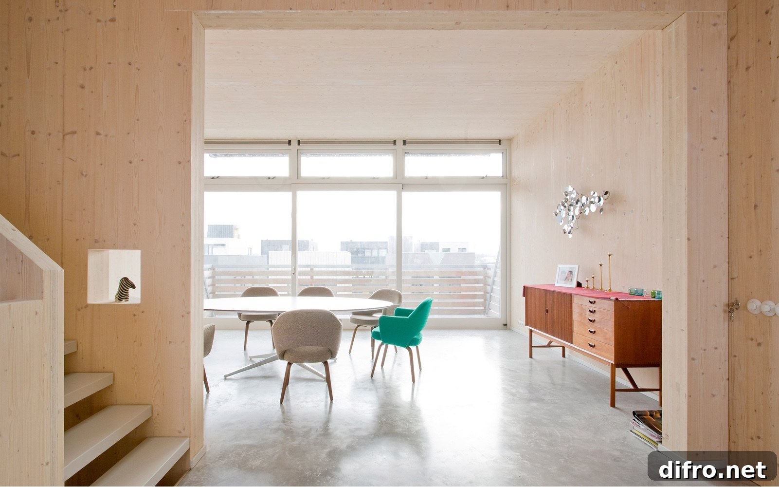 Five-storey townhouse in Amsterdam by architectural studio MAATworks.