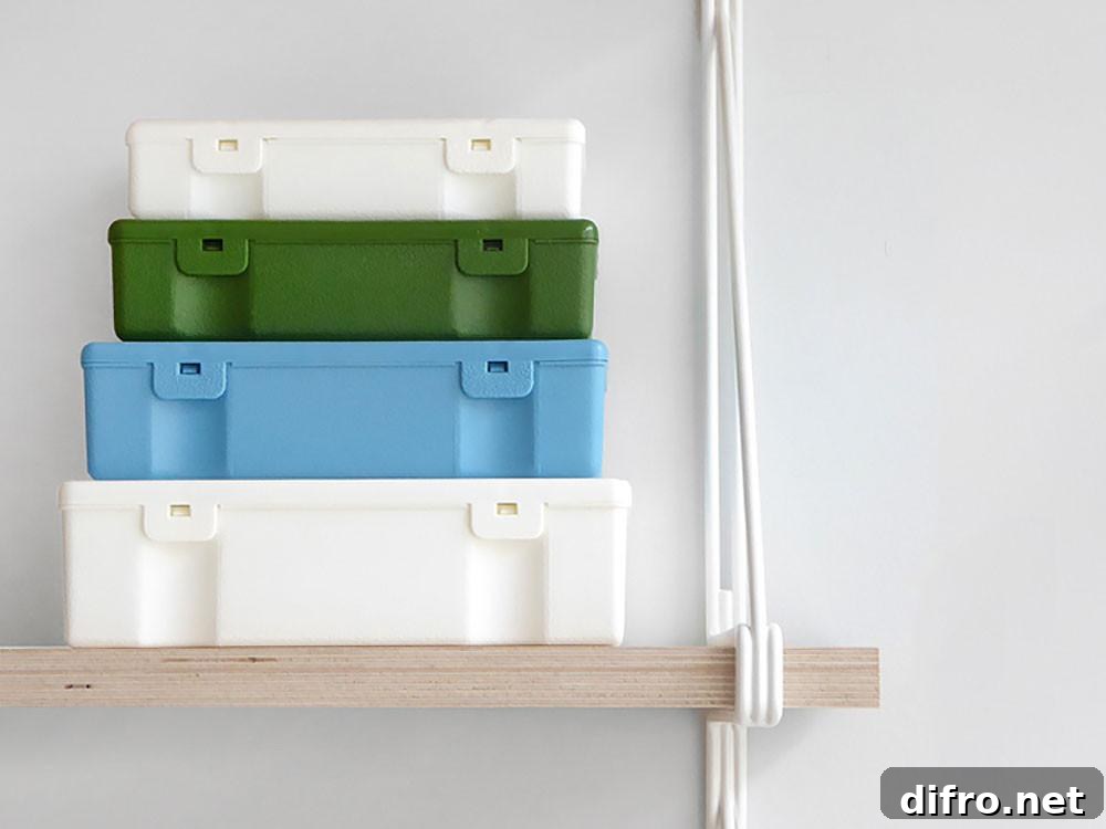 Stacking storage boxes from Present & Correct