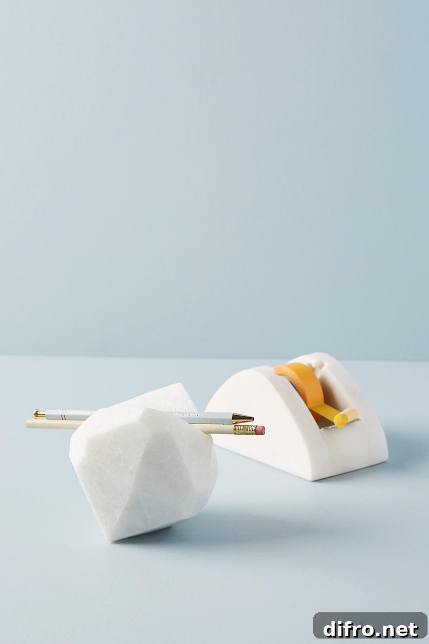 Marble desk collection