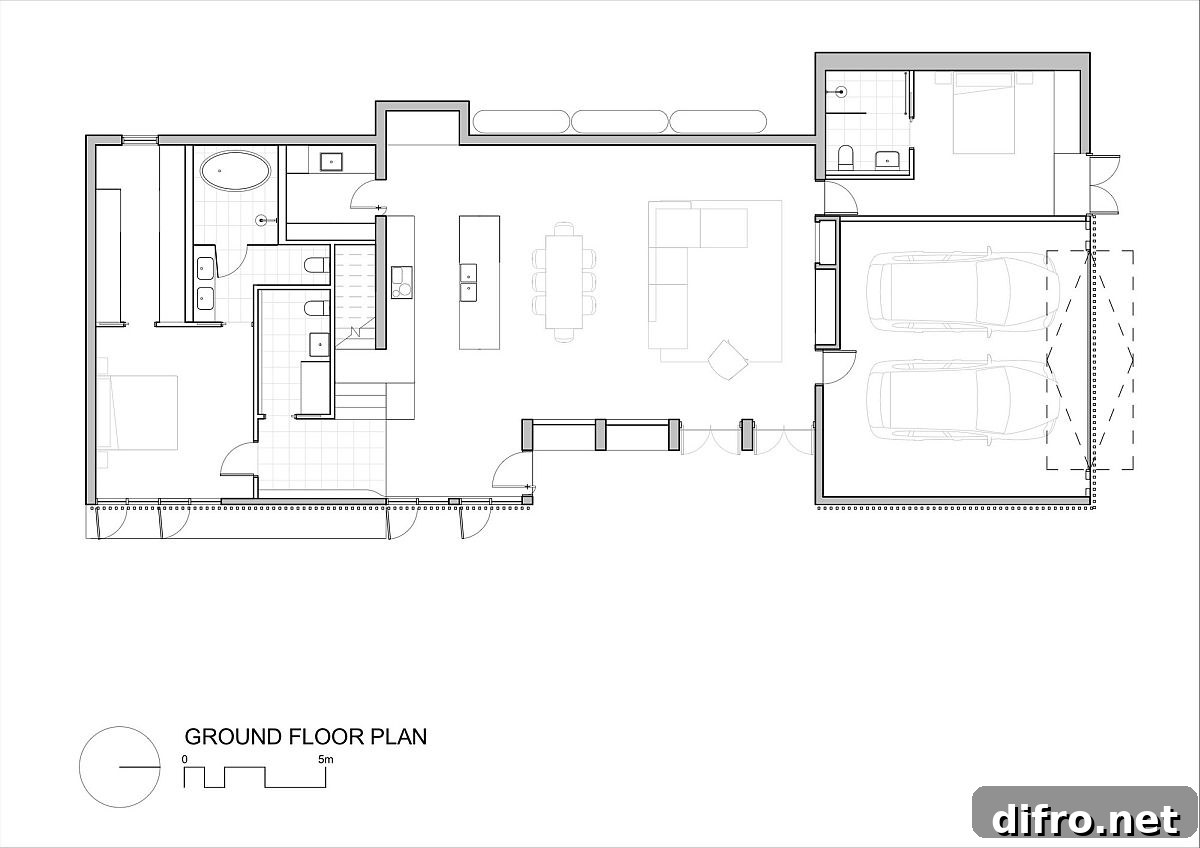 Floor plan of the Moving House in Kew