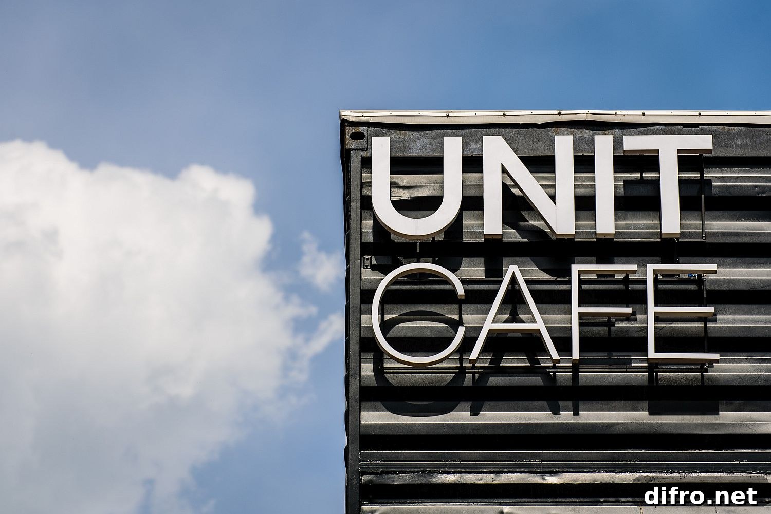 Exterior of Unit Café