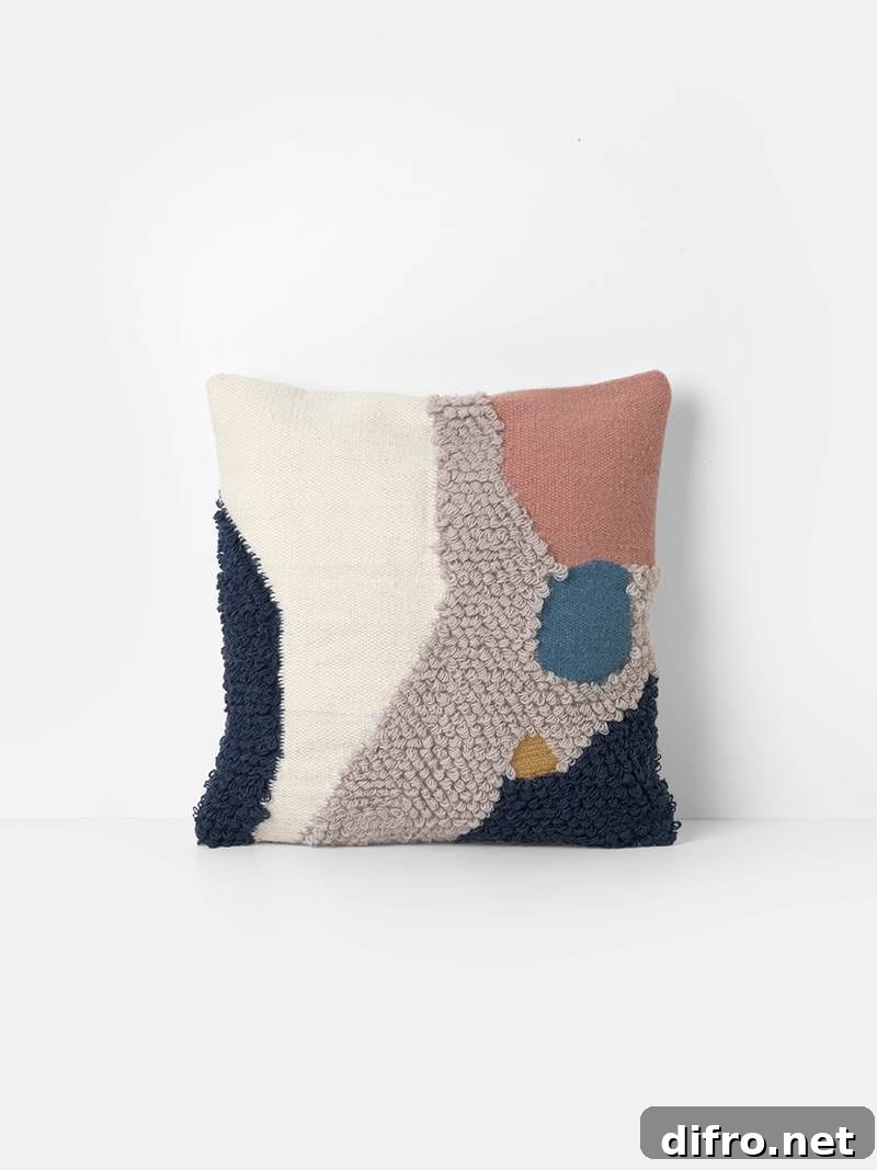 Abstract modern cushion