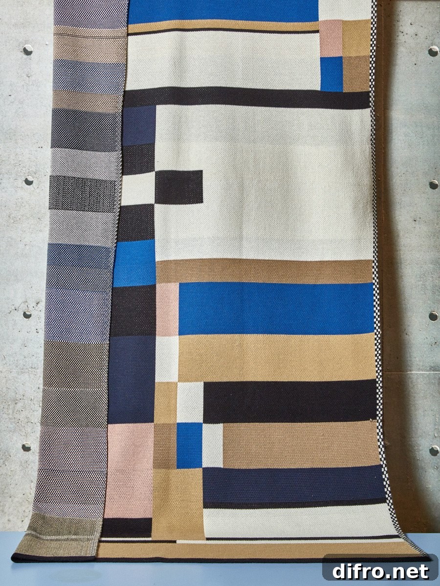 Modern blanket from Bogus Studio