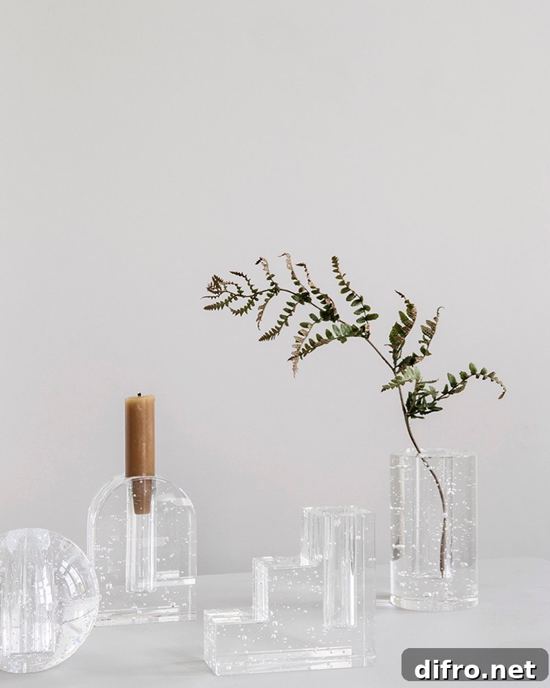 Bubble glass objects from ferm LIVING