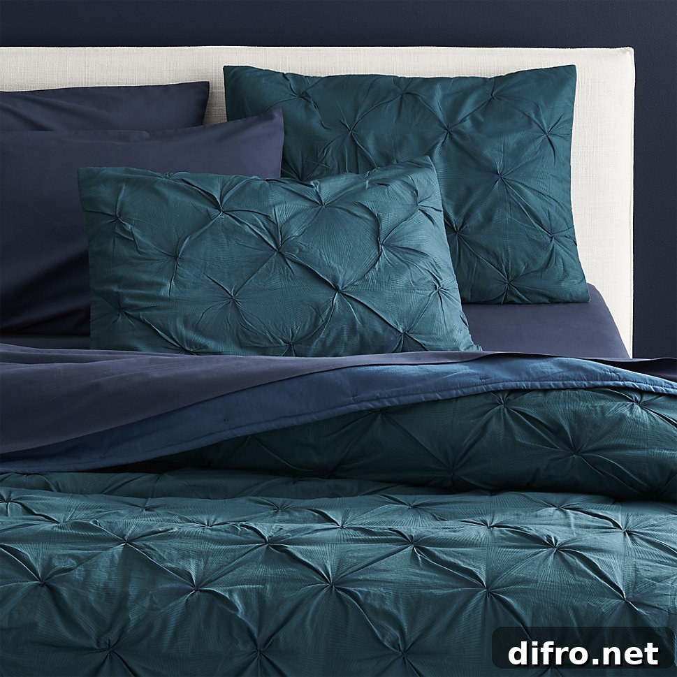 Blue-green bedding from CB2