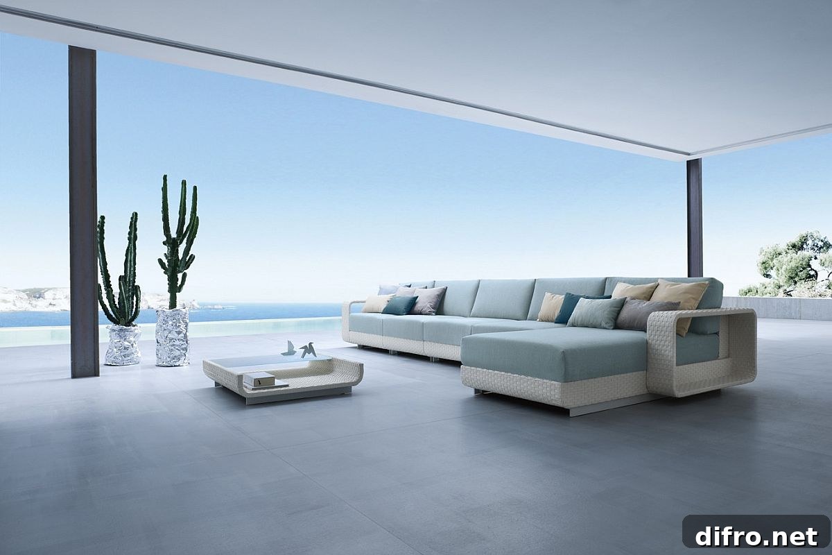Elegant and contemporary outdoor furniture collection from Roberti Rattan