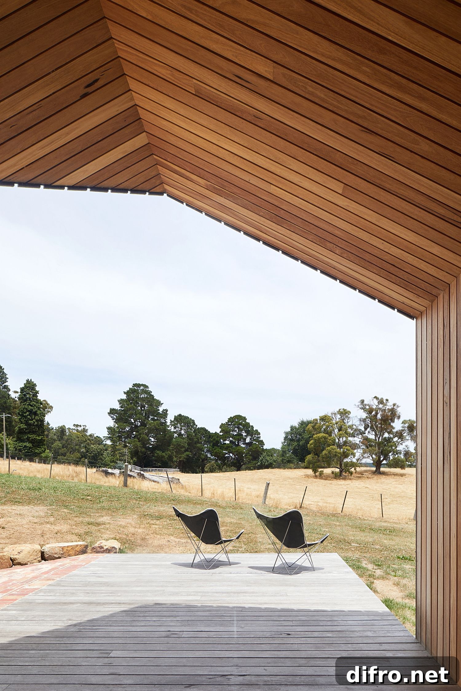 Deck with views of rolling mountains