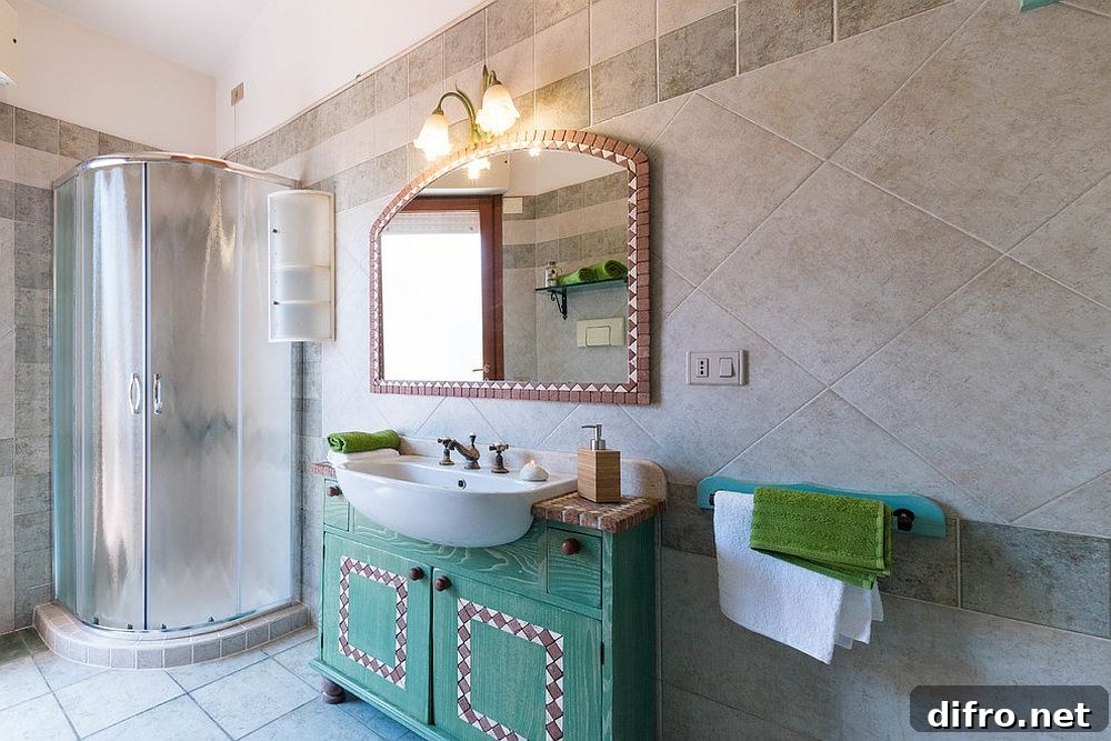 Classic Mediterranean bathroom