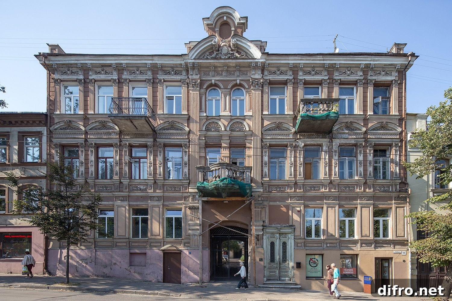 156-year-old building in Lithuania with remodeled Young Family Apartment