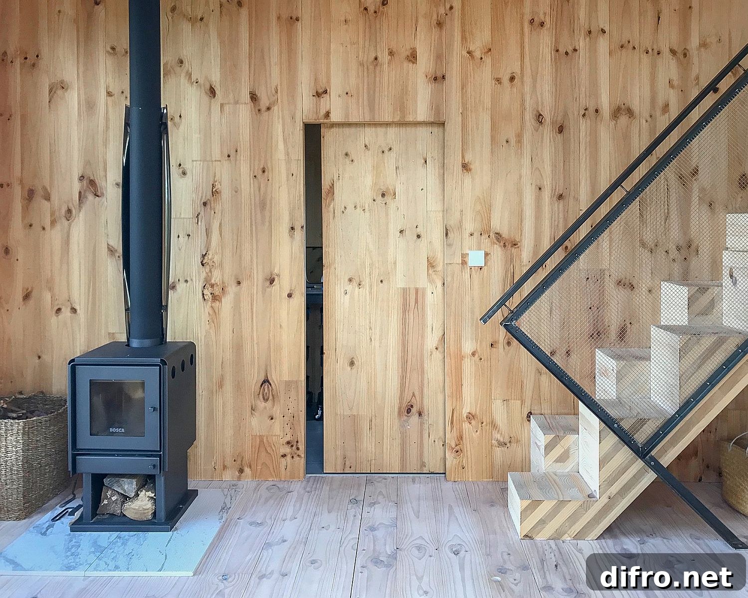 Fireplace in the living room offers a cozy focal point