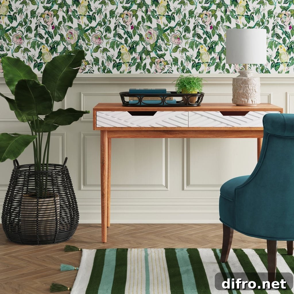Two-tone writing desk from Target