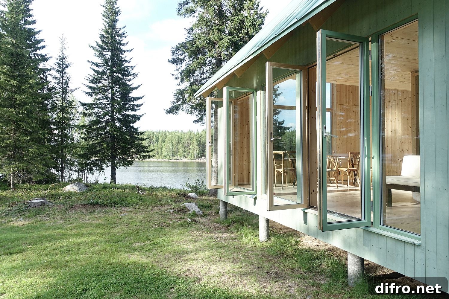 Natural landscape around the cottage