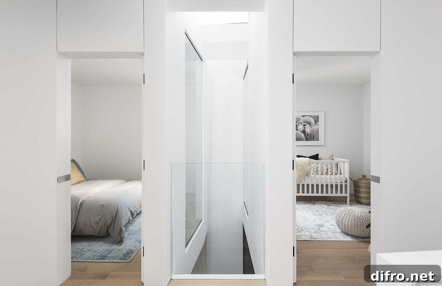 Upper level bedroom and nursery