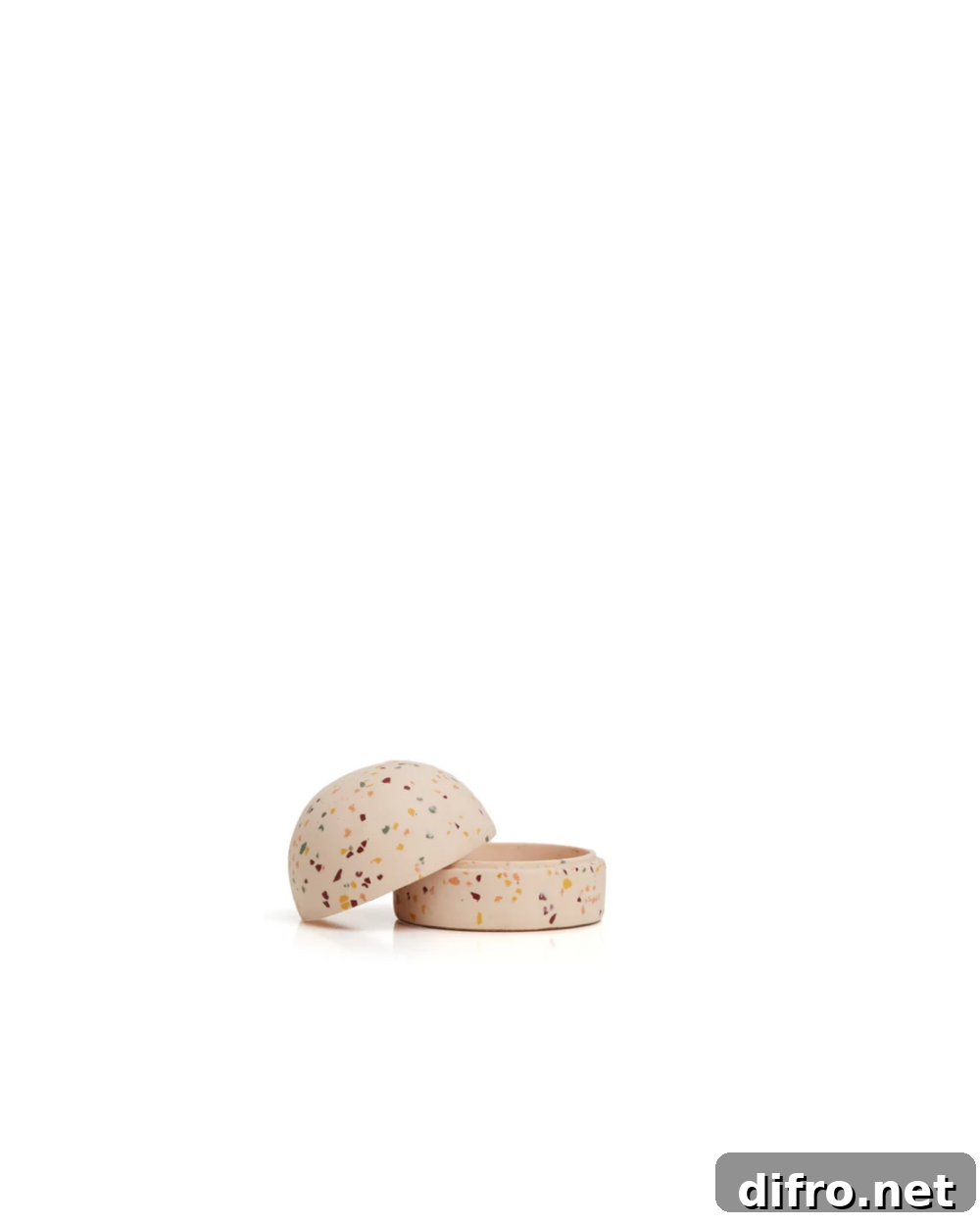 Terrazzo dome keepsake box