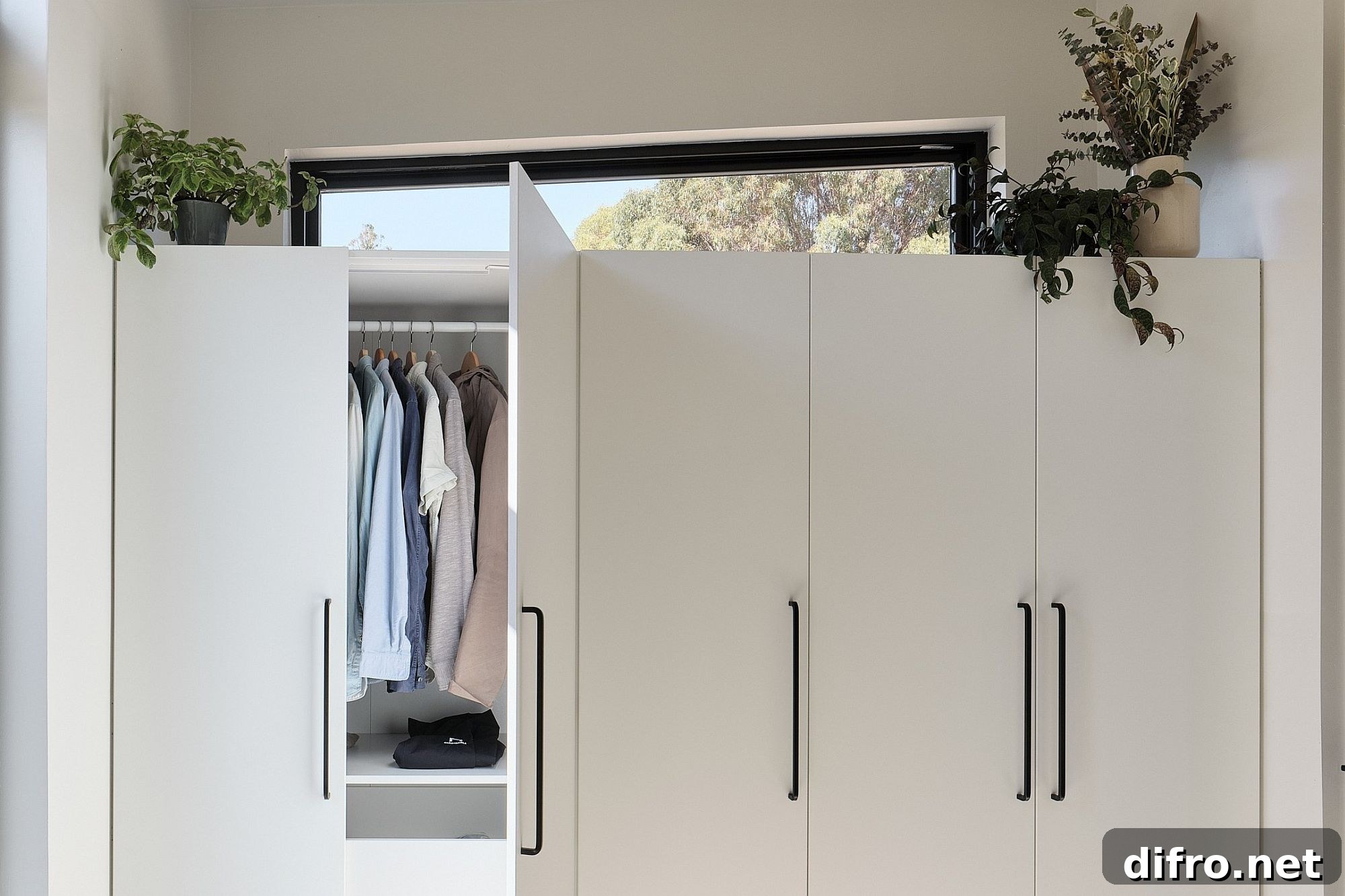 Smart bedroom wardrobe