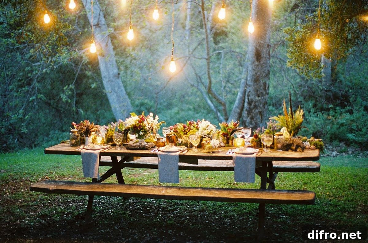 Temporary outdoor dining designed for Thanksgiving