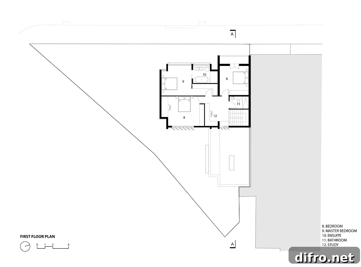 First floor plan of House 2040