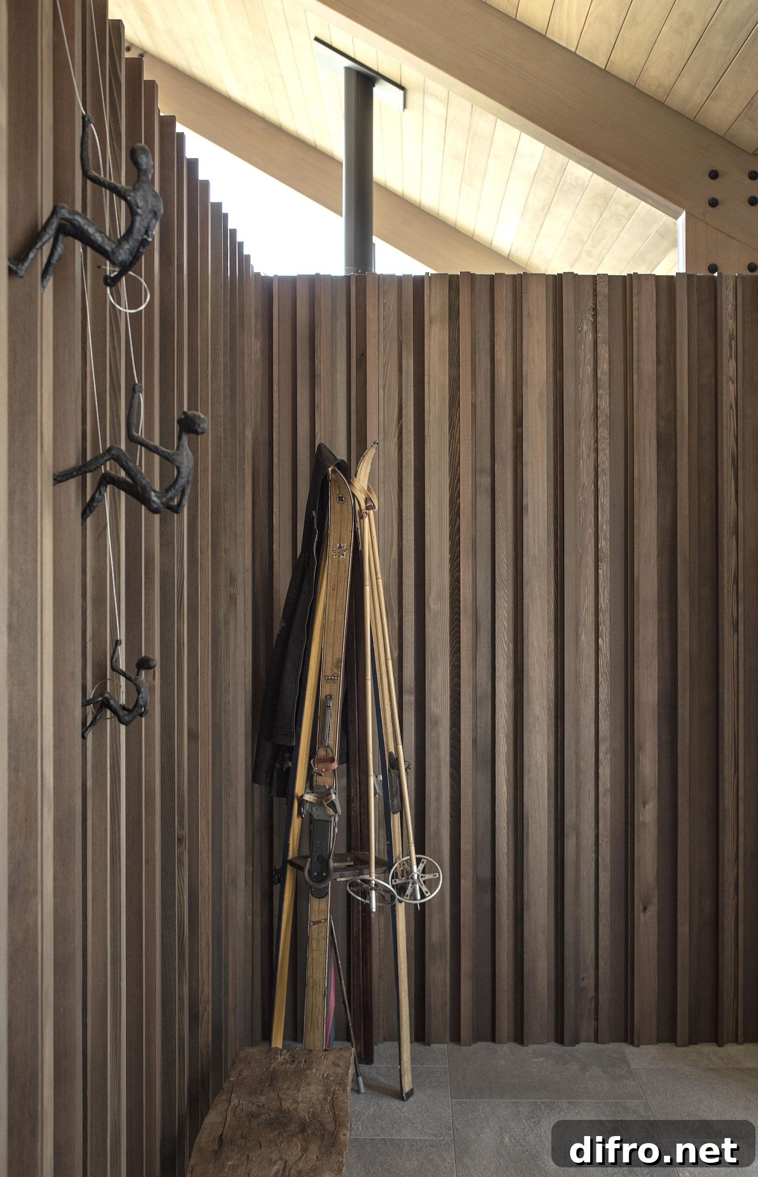 Outdoor spaces around the Wanaka House