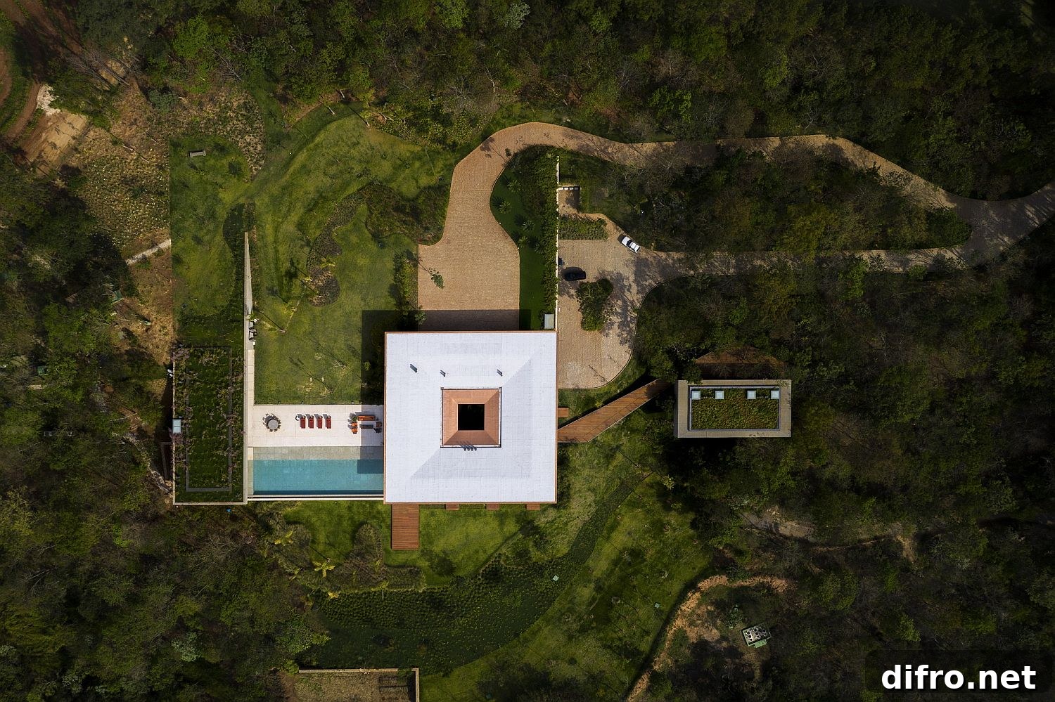 Aerial view of Bela Vista House