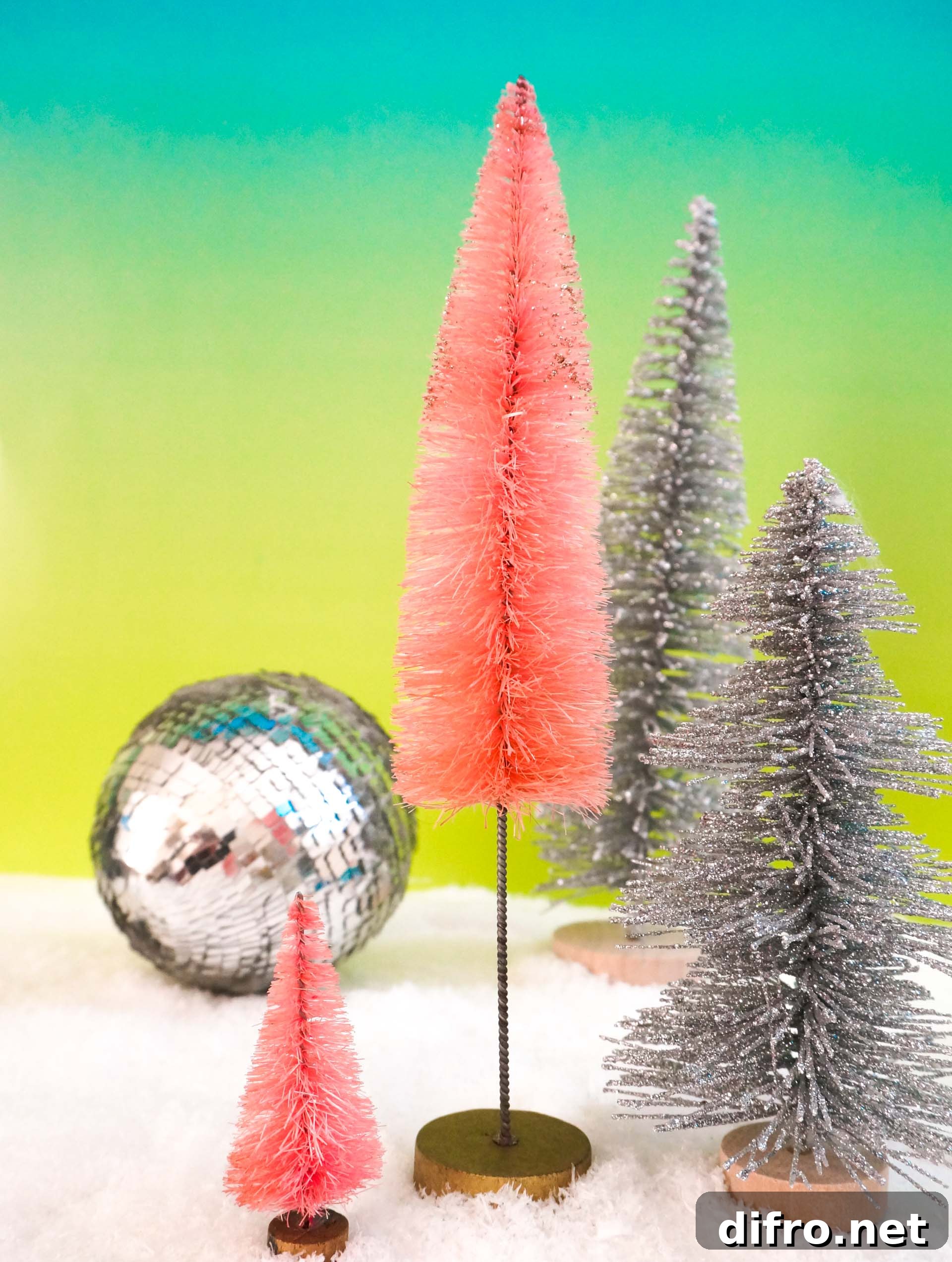 Sisal tabletop Christmas trees