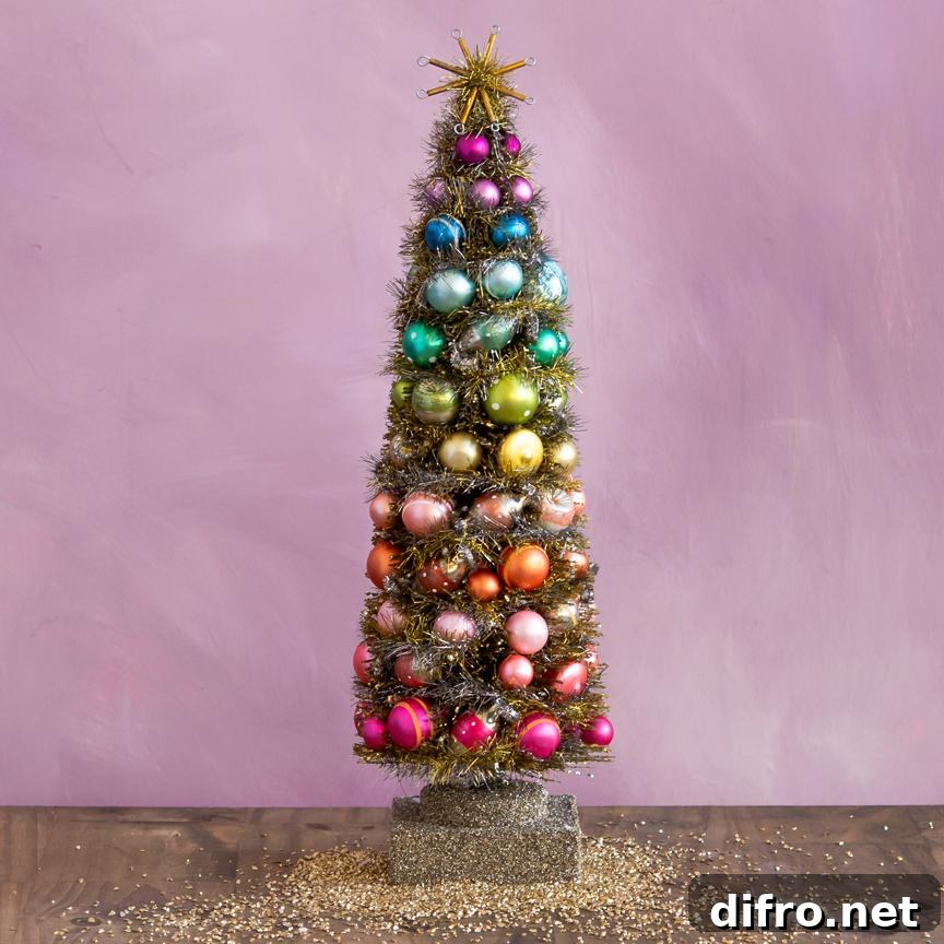 Rainbow tabletop tree