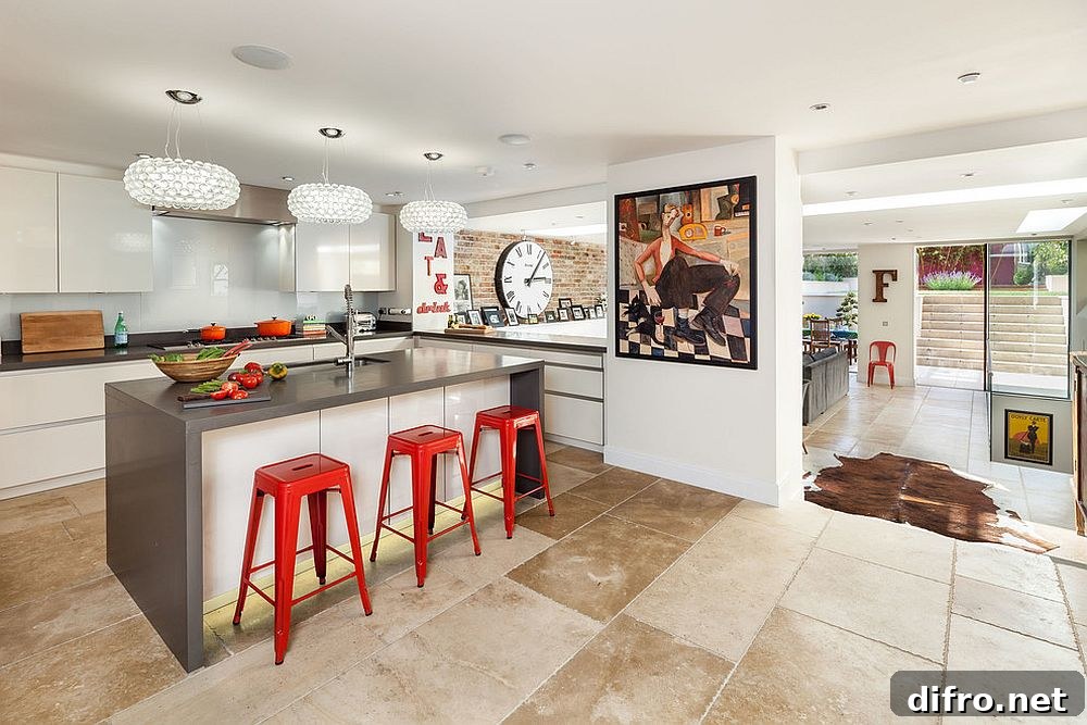 Sleek contemporary bar stools