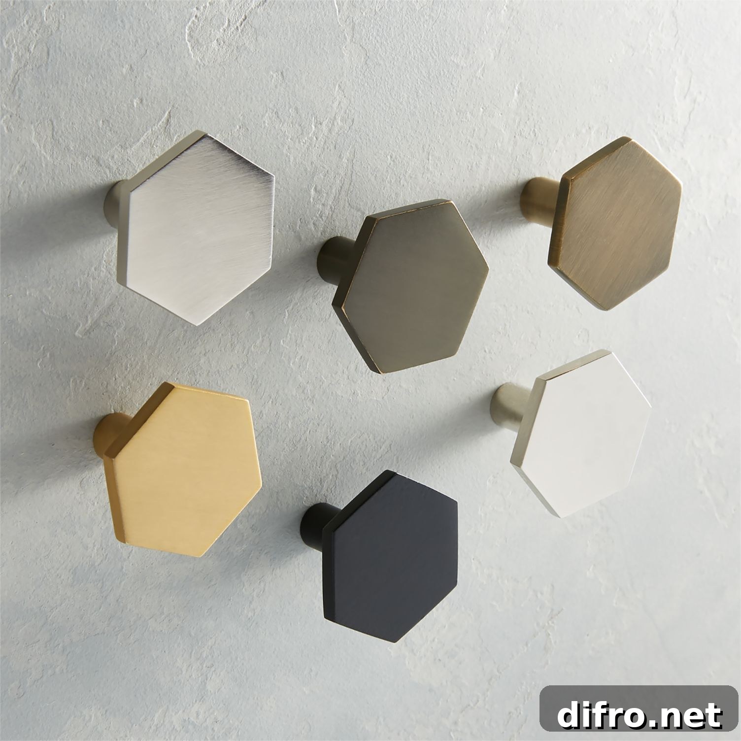 Hexagon cabinet knobs