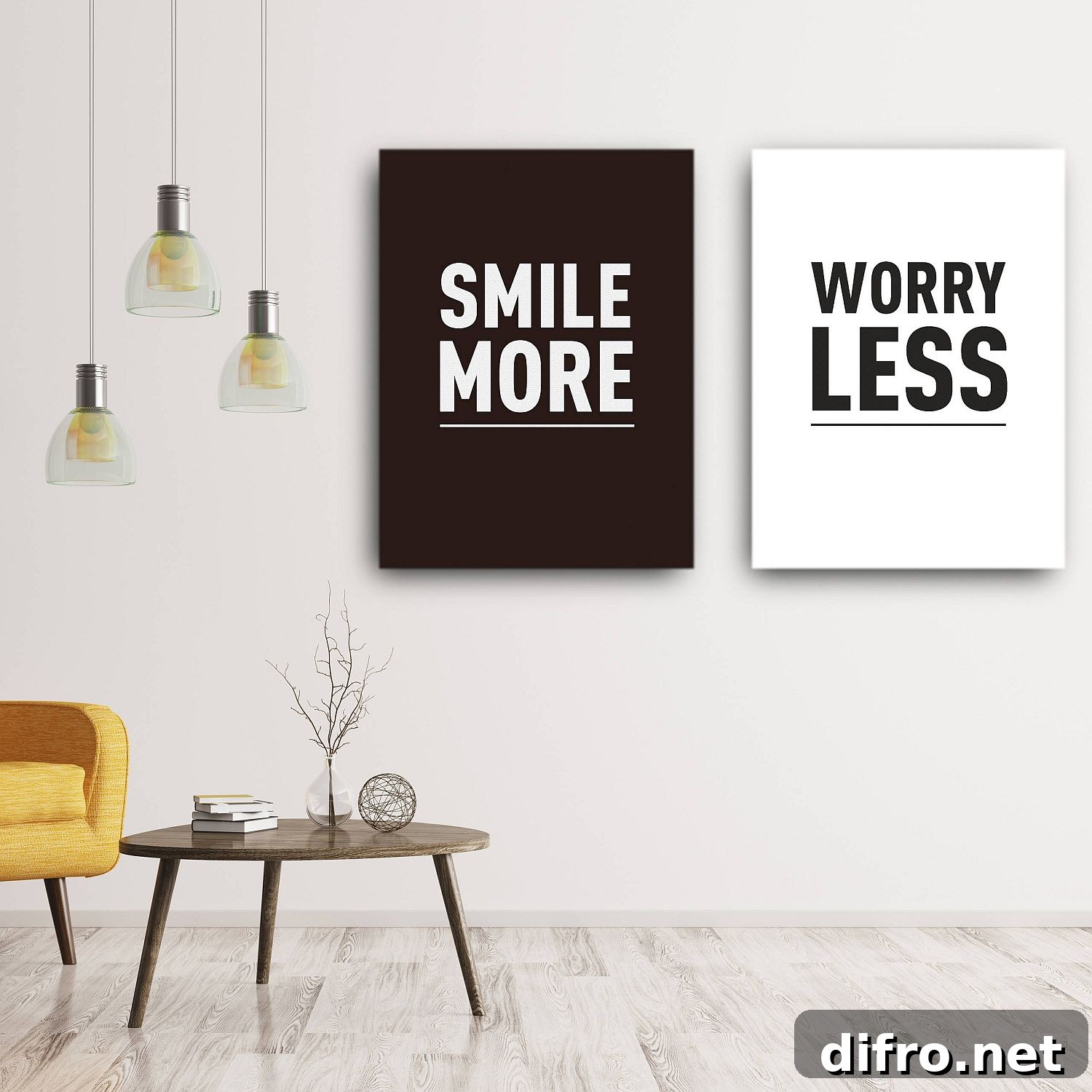 Wall art reflecting personal style in a modern room
