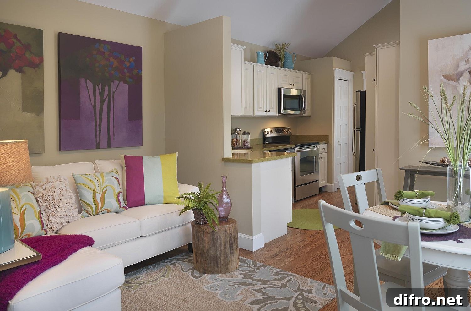 Curated wall art with a common theme for a cohesive look