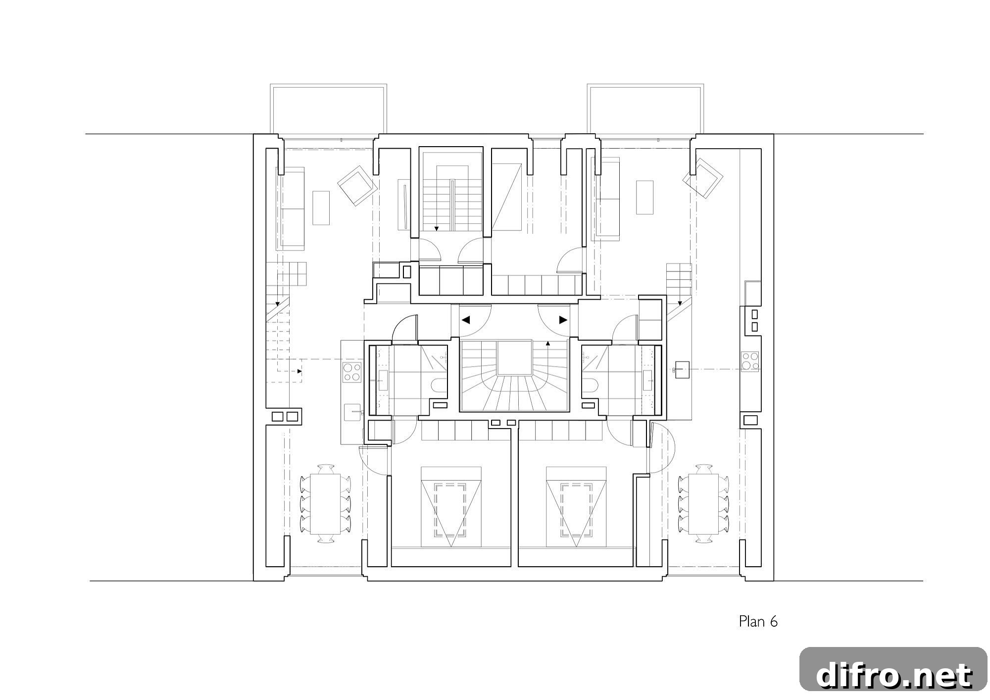 Lower level floor plan