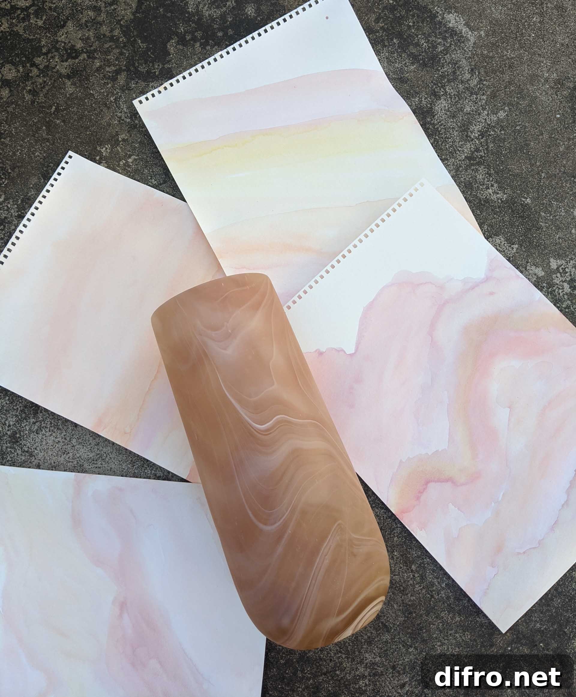 Practice watercolor techniques